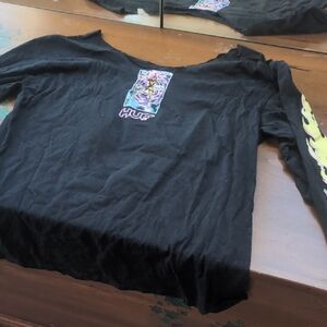 HUF X-Men Tee with Flame Sleeve Design